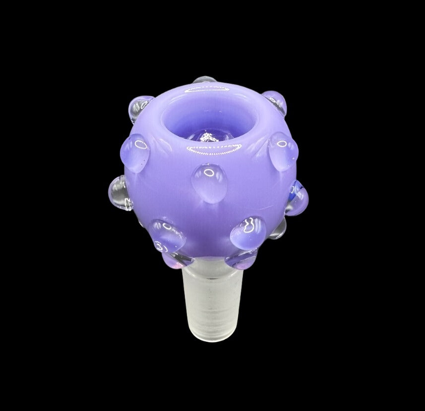 14mm X 18mm Colored Bloom Nubs Male Glass Bowl Piece Tobacco Choose Your Color